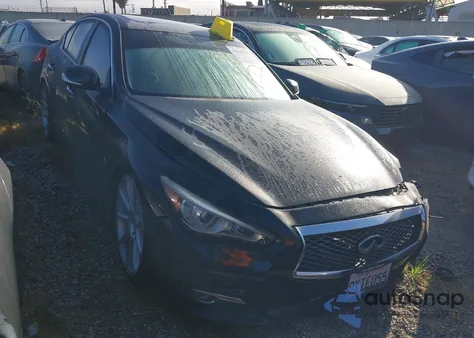 2015 Infiniti Q50 Premium from USA, damaged, VIN JN1BV7AP0FM351249